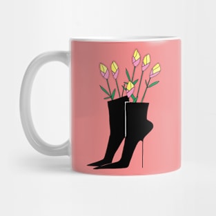 Boot with flowers Mug